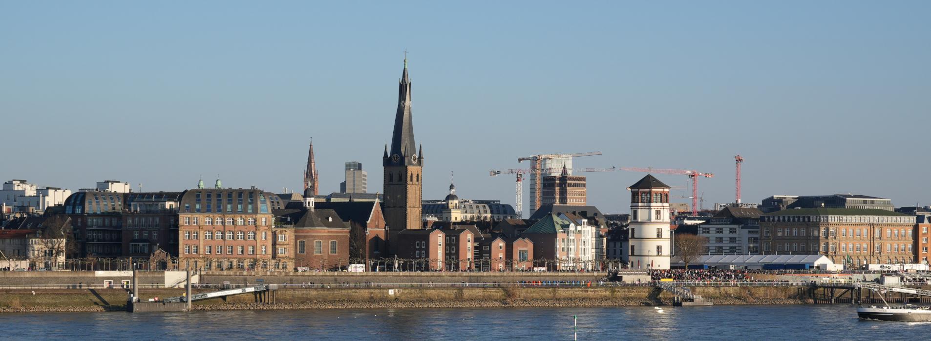 Blick auf St. Lambertus