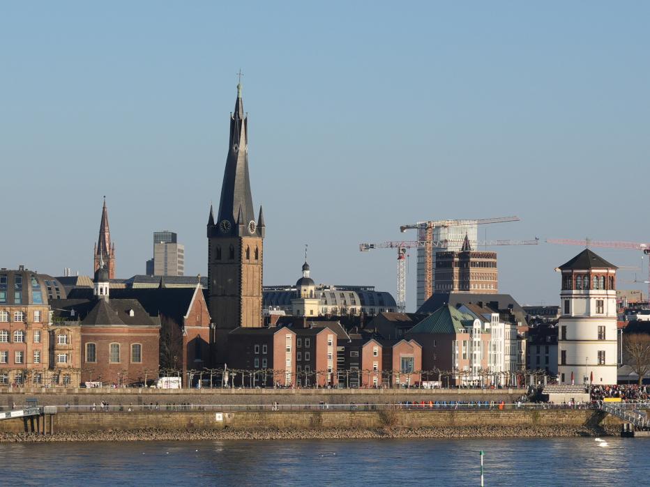 Blick auf St. Lambertus