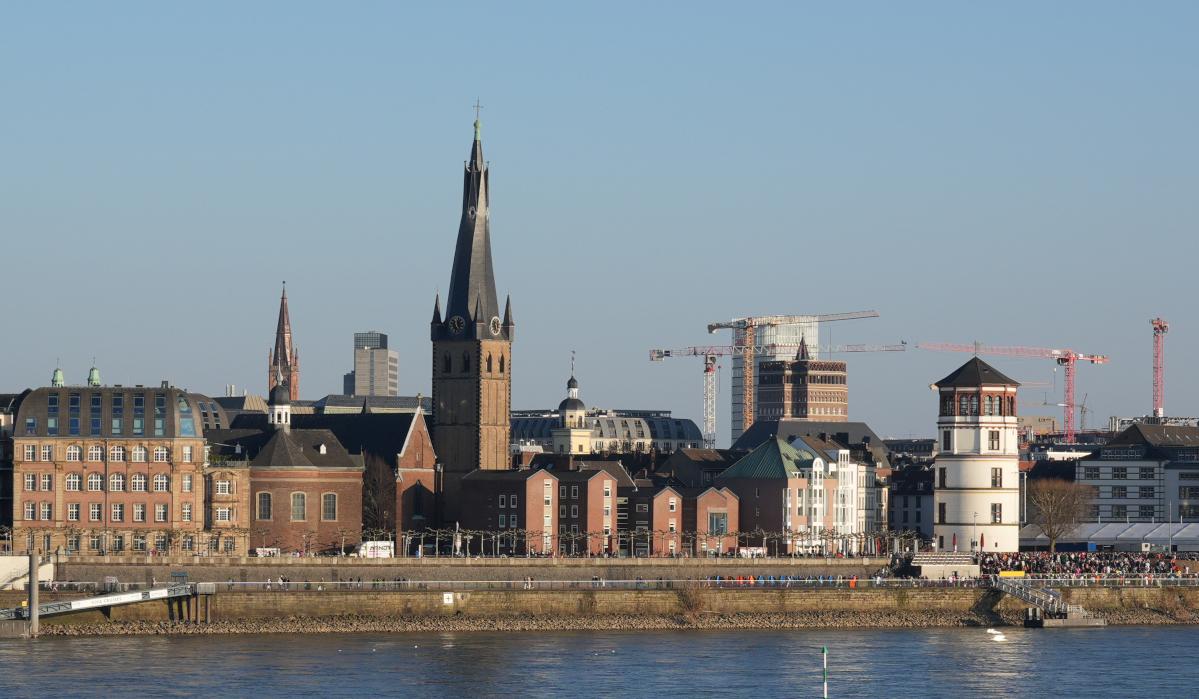 Blick auf St. Lambertus